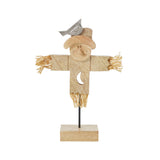 Rustic Scarecrow Figurine 16.25" Farmhouse Fall Decor