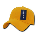 Low Crown Structured Baseball Cap - Decky 206: Charcoal
