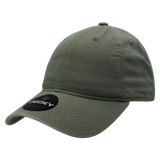 Decky 205 - Classic Low Profile, Relaxed Cotton Dad Hat: Olive