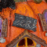 8.4 Inches Long Battery Operated Lighted Resin Halloween Pum
