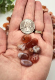 Fire Agate Tumbled Gemstones 10-20mm (0.5kg/1.1 lbs.): 1KG/2.2LBS