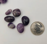 Chevron Amethyst Tumbled Gemstones 10-20mm (0.5kg/1.1 lbs.): 1KG/2.2LBS