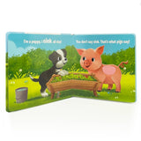 Do Puppies Moo? Listen, Touch & Feel Interactive Board Book