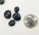 Black Obsidian Tumbled Gemstones -10-20mm (0.5kg/1.1lbs): 1KG/2.2LBS