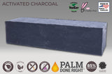Activated Charcoal Soap: Cut into 10-4.5 oz- 1" bars