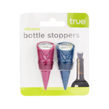 Cone Silicone Bottle Stoppers - Set of 2 - ASST COLORS: Modern - Bulk Asst
