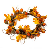Fallen Leaves & Acorns Candle Ring