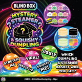 Fun Doh Blind Box Squishy Steamer Dumpling VIRAL- 12/Display: Wholesale Price