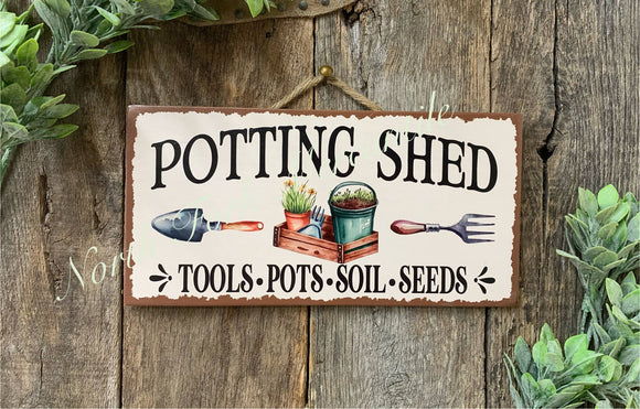 Potting Shed, Plant Lover Sign