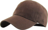 Blank Low Profile Cotton Baseball Cap: Ivory