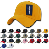 Low Crown Structured Baseball Cap - Decky 206: Charcoal