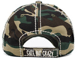 Cute But Crazy Vintage Ballcap: BLK