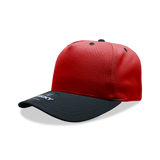 Decky 6024 - 5 Panel Mid Profile, Structured Cotton/Poly Blend Cap - 6024: Black