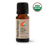 Organic Orange Clove Essential Oil Blend 10 ml