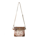 Inkwild Vintage Crossbody Bag for Women in rust with fringe detail: Rust