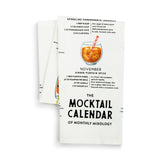 Mocktail Calendar Recipe Kitchen Towel