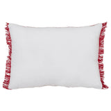 Red Joy Christmas Throw Pillow 14x20 Joy to the World