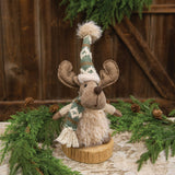 Teal Nordic Print Reindeer