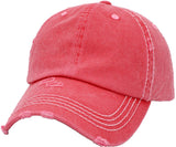 Washed Vintage Ballcap: BLK
