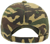 Blank Low Profile Cotton Baseball Cap: Ivory