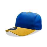 Decky 6024 - 5 Panel Mid Profile, Structured Cotton/Poly Blend Cap - 6024: Black