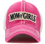 Mom Of Girls Vintage Ballcap: TUQ