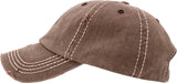 Washed Vintage Ballcap: BLK