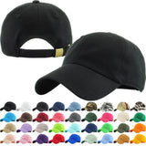 Blank Low Profile Cotton Baseball Cap: Ivory