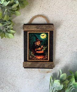 Witch Sign, Cauldron Sign, Halloween Sign, Halloween Decor