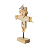 Rustic Scarecrow Figurine 16.25" Farmhouse Fall Decor