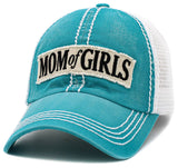 Mom Of Girls Vintage Ballcap: TUQ