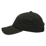 Decky 205 - Classic Low Profile, Relaxed Cotton Dad Hat: Black