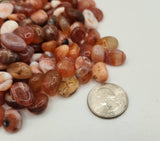 Fire Agate Tumbled Gemstones 10-20mm (0.5kg/1.1 lbs.): 1KG/2.2LBS