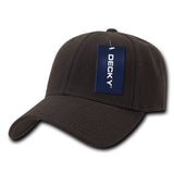 Low Crown Structured Baseball Cap - Decky 206: Charcoal