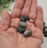 Green Hair Jasper Tumbled Gemstones 10-20mm (0.5kg/1.1 lbs.): 1KG/2.2LBS