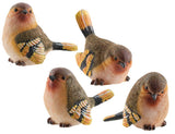 Small Resin Finch, 4 Assorted