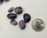 Chevron Amethyst Tumbled Gemstones 10-20mm (0.5kg/1.1 lbs.): 1KG/2.2LBS