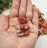 Fire Agate Tumbled Gemstones 10-20mm (0.5kg/1.1 lbs.): 1KG/2.2LBS
