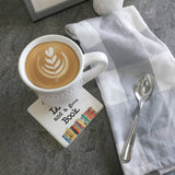Coasters All You Need Is Love and a Good Book Coaster: Limestone