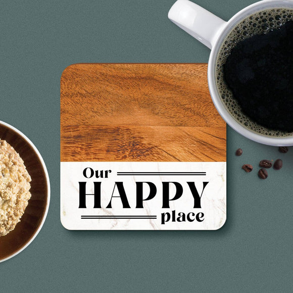 Our Happy Place Coasters 4pkt