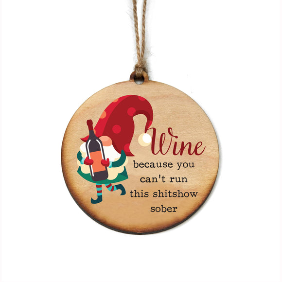 Wine Gnome Ornaments - Christmas Decor