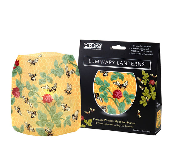 Luminary Lantern - Candace Wheeler Bees with Honeycomb