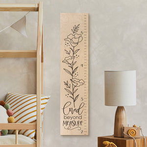 Loved Beyond Measure Growth Chart Wall Décor