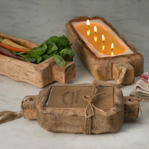 Driftwood Candle Tray  24oz