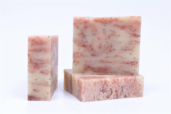 Strawberries and Champagne Soap: Cut into 10-4.5 oz- 1