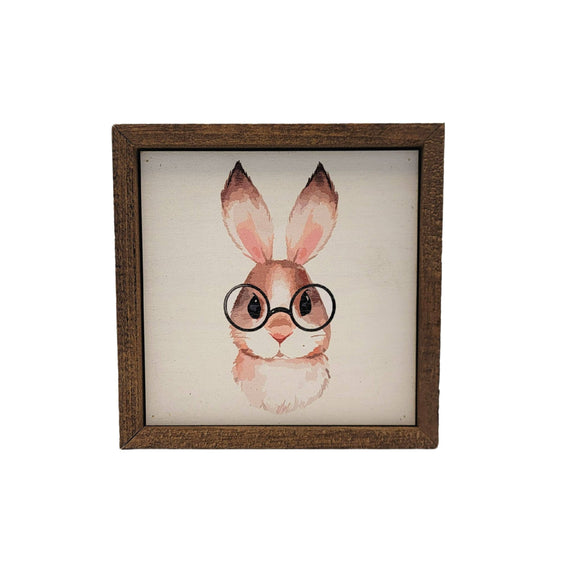 Cute Bunny Easter Décor - Spring Sign