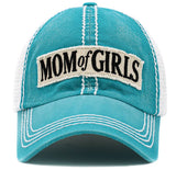 Mom Of Girls Vintage Ballcap: TUQ